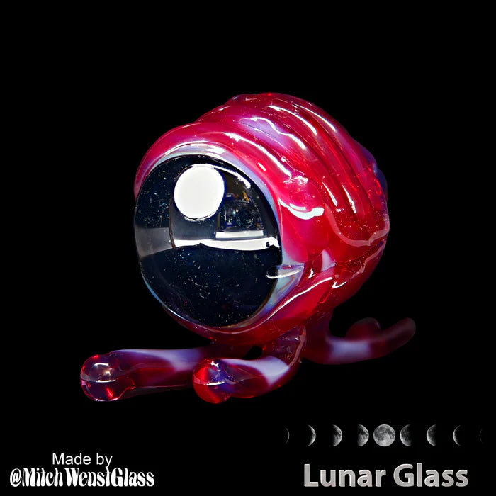 Lunar Glass Amethyst Red Opal EXP41