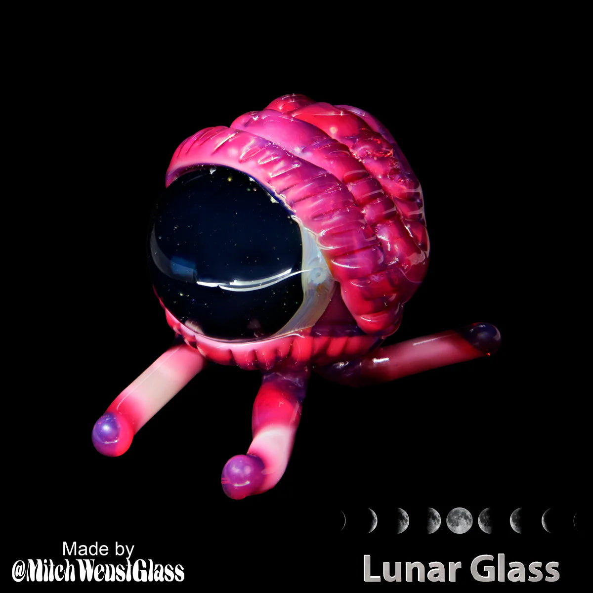 Lunar Glass Gold Pink Opal B06