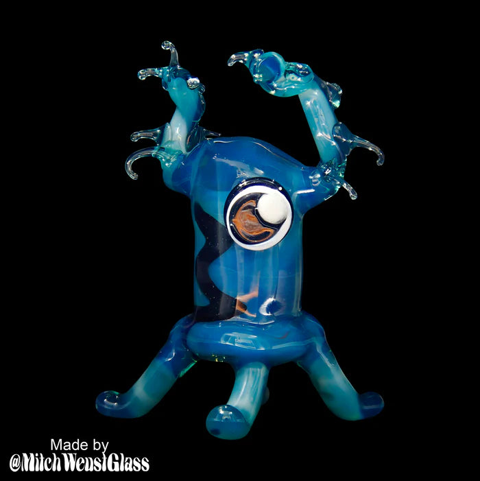 Lunar Glass Venus Dark Sea Blue Opal