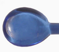 Blue Dark Transparent Effetre Glass Rod