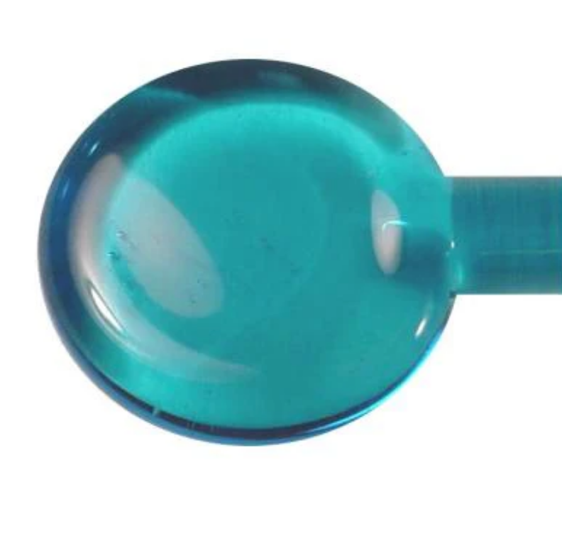 Aqua Light Transparent Effetre Glass Rod