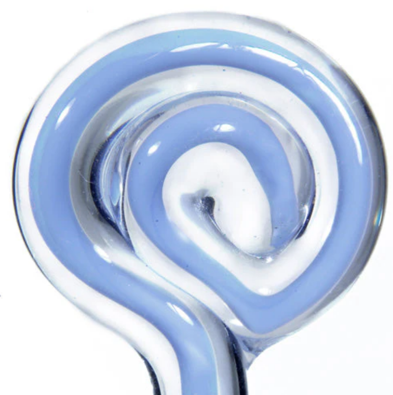 Periwinkle Filigrana 5-6mm Effetre Glass Rods