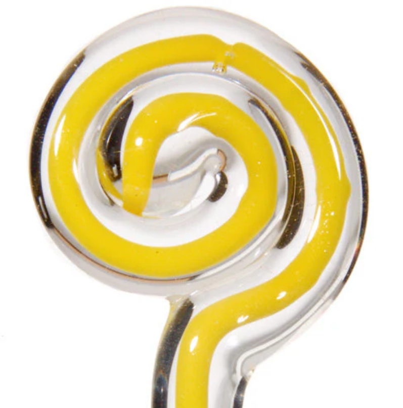 Yellow Filigrana 5-6mm Effetre Glass Rodsetre