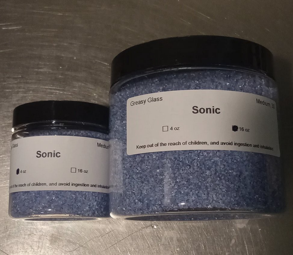 Greasy Glass Sonic frit