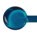 Aqua Dark Transparent Effetre Glass Rod