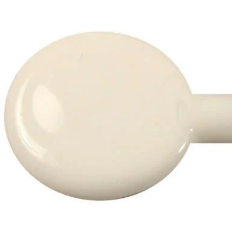 White Pastel Effetre Glass Rod
