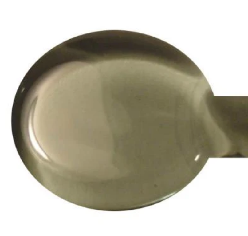 Gray Steel Light Transparent Effetre Glass Rod