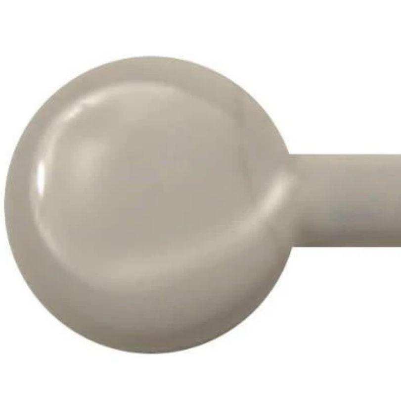 Gray Pearl Pastel Effetre Glass Rod