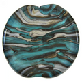 Avorio Verde Petrolio (Ivory Petroleum) Pastel Effetre Glass Rod