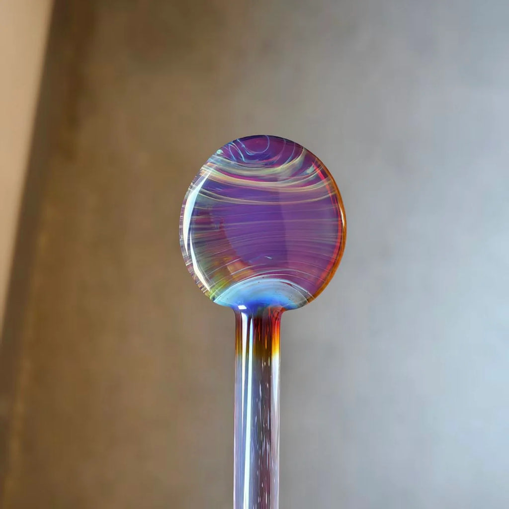 Lunar Glass Silver Transparent Purple